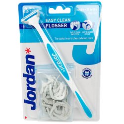 Jordan Easy Clean Flosser Tandtr�dshandtag + 21 refill-huvuden