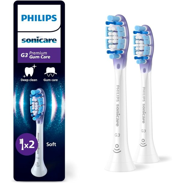 PHILIPS Sonicare B�rstehoveder G3 Premium Gum Care 2 stk.