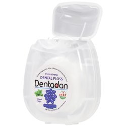 Flosdraad met Hydroxyapatit DENTADAN Extra Strong Mint &amp; Wax 50 mtr.