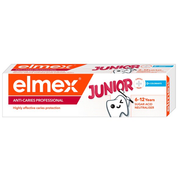 Barn tandkr�m ELMEX Junior 6�12 �r � Anti-Caries Professional 75 ml