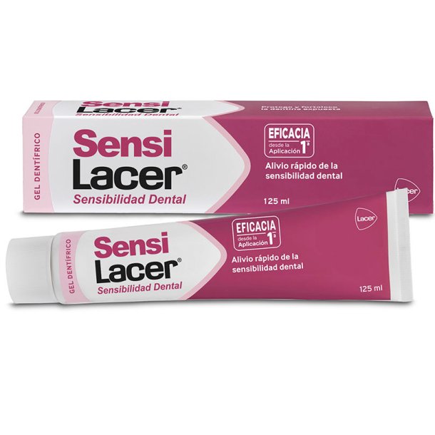 Tandpasta Gel mod Isninger LACER Sensi 2.500 ppm Fluor &amp; 1 % Xylitol - 125 ml