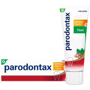 PARODONTAX Tannpasta Herbal Twist 75 ml.