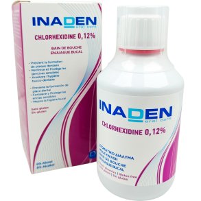Klorhexidin Mundskyl 0.12 % INADEN 250 ml - m�lrettet antibakteriel pleje uden alkohol