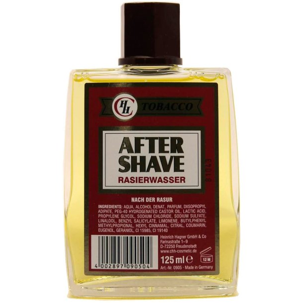 CHH Tobacco Aftershave 125 ml. � Klassisk barbershop-finish etter barbering