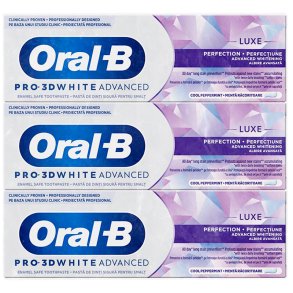ORAL-B 3D White Tandpasta 3 x 75 ml Luxe Perfection Advanced Whitening