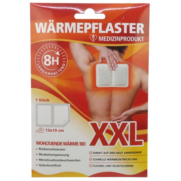 Patch chauffant XXL 13 x 19 cm - Chaleur apaisante jusqu'� 8 heures