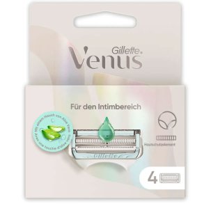 Gillette Venus Satin Care Intim Aloe Vera Barberblade 4 stk.