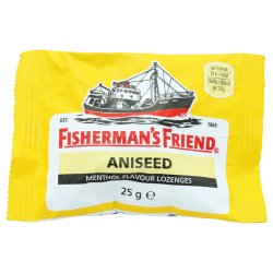 Fisherman�s Friend Aniseed 25 g � Klassiska mentholpastiller med anis
