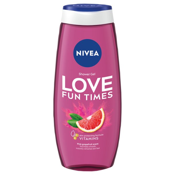 NIVEA Love Fun Times Shower Gel � Pink Grapefruit 250 ml