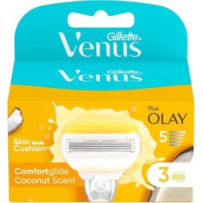 Gillette Venus Comfortglide Barberblade Coconut + Olay � 3 stk.