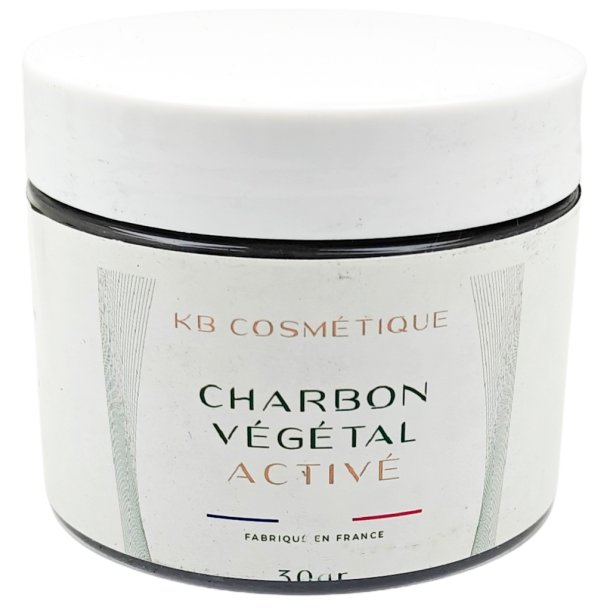 Charcoal Tandpasta Pulver KB COSMETIQUE Charbon V�g�tal Activ� 30g � Naturlig aktivt kul til tandpleje