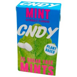 Xylitol Pastilles CNDY Spearmint Sugar Free Mints � base de plantes – 25 pcs.
