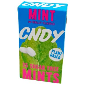 Xylitol Pastilles CNDY Spearmint Sugar Free Mints � base de plantes – 25 pcs.
