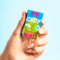 Xylitol Pastilles CNDY Spearmint Sugar Free Mints � base de plantes – 25 pcs.
