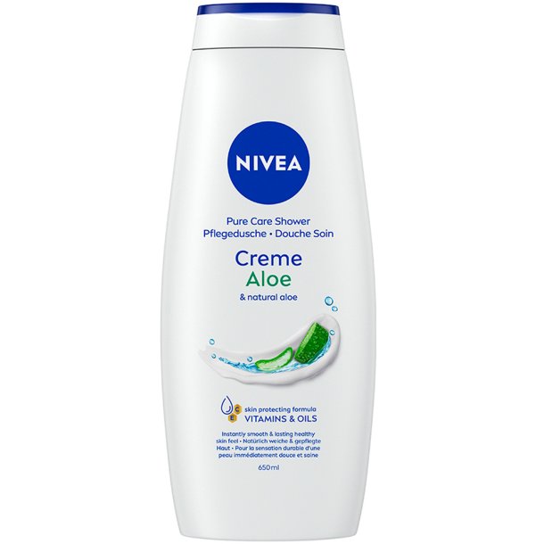 NIVEA Care Shower Gel Creme Aloe 650 ml