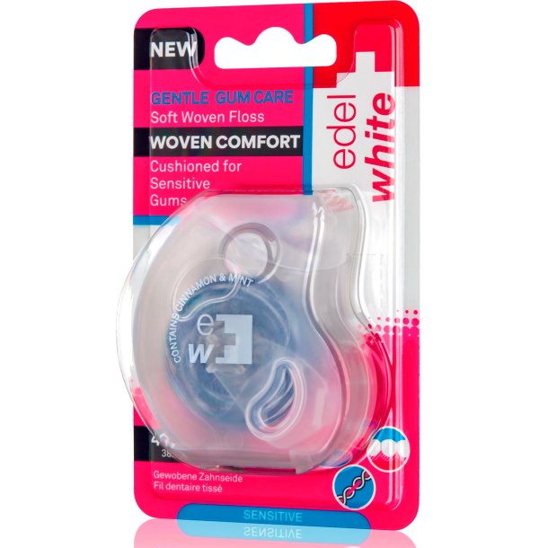 Edel+White Gentle Gum Care Soft Woven Floss � Woven Comfort Sensitive 40 mtr
