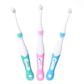BRUSH-BABY Tandb�rste 0�18 m�neder 1 stk. - Ekstra bl�d tandb�rste til de allerf�rste t�nder