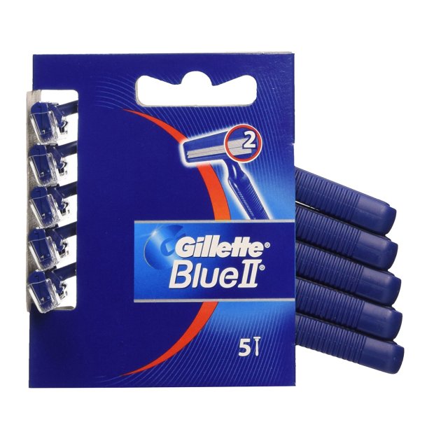 GILLETTE Blue II Engangsskrabere � 5 stk.