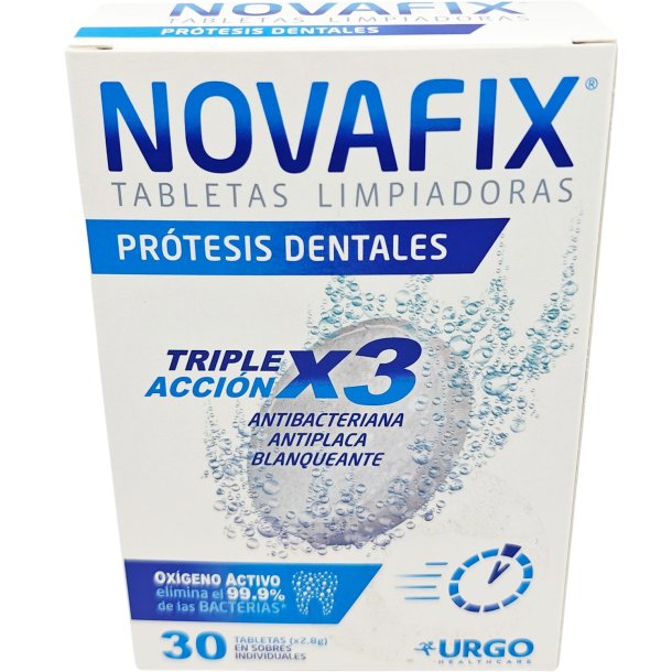 NOVAFIX Reinigungstabletten für Zahnprothesen – 30 Stk.