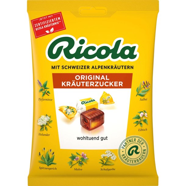 Ricola Kruidenpastilles Original Herb zak 75 gr.