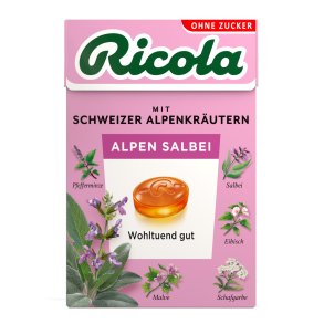 RICOLA Alpe Salvia Sockerfria �rtpastiller med Vitamin C (50g)