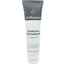 Hydroxyapatite Whitening Hammastahna WELLNESSE Charcoal &amp; Xylitol (Fluorfri) 113g