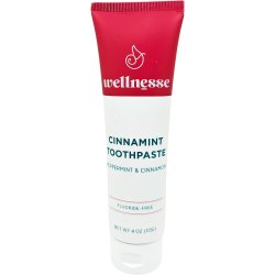 Hydroxyapatite &amp; Xylitol Hammastahna WELLNESSE Peppermint &amp; Cinnamon (Fluoriton) 113g