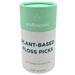 Zahnseidenb�gel WELLNESSE Plant-Based Floss Picks � 50 Stk.