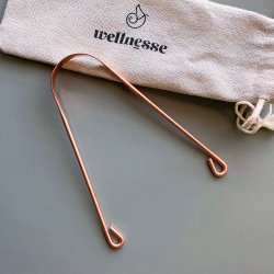 Zungenschaber WELLNESSE Kupfer Zungenreiniger