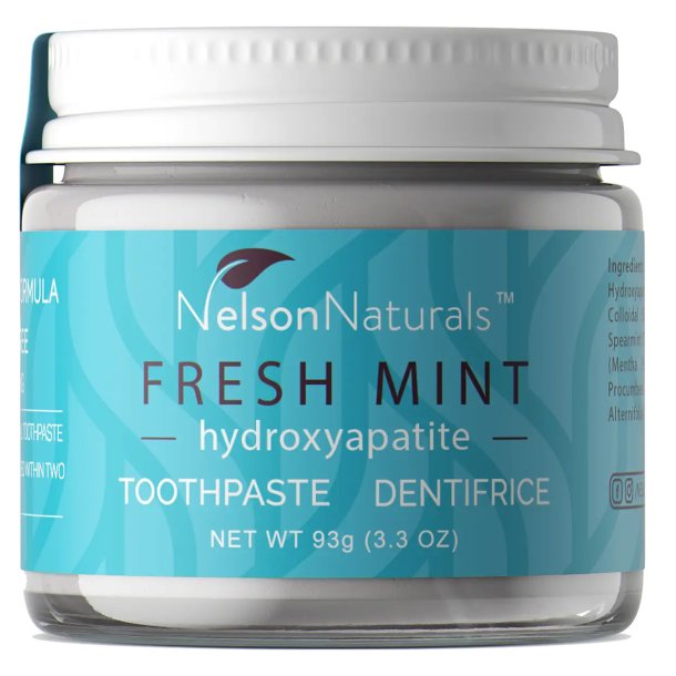 Hydroxyapatit &amp; Xylitol Tandpasta NELSONS Naturals Fresh Mint 93g