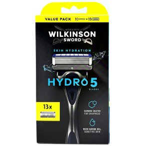 Wilkinson Sword Hydro 5 Barberskraber + 13 stk. Barberblade