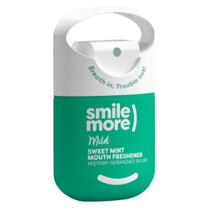 Xylitol Mundspray SMILE MORE Mild Sweet Mint Mouth Freshener 20 ml.