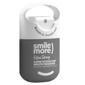 Xylitol Suusuihkutin SMILE MORE Extra Strong Super Intense Mint Mouth Freshener 20 ml.