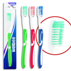Tandenborstel WELLBEE 1 stk. Medium 