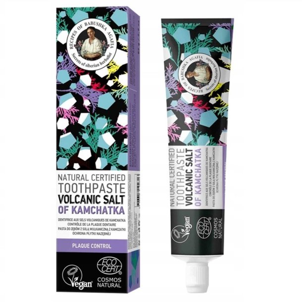 Luonnollinen hammastahna GRANDMOTHER Agafia Volcanic Salt 85 gr.