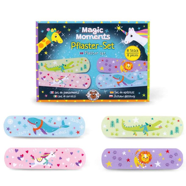 Magic Moments Plaster-Set � 8 stk. Barneplastre (19 x 72 mm)