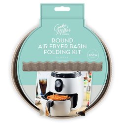 Moule pliable en silicone pour air fryer Ø20 cm  solution astucieuse avec insert