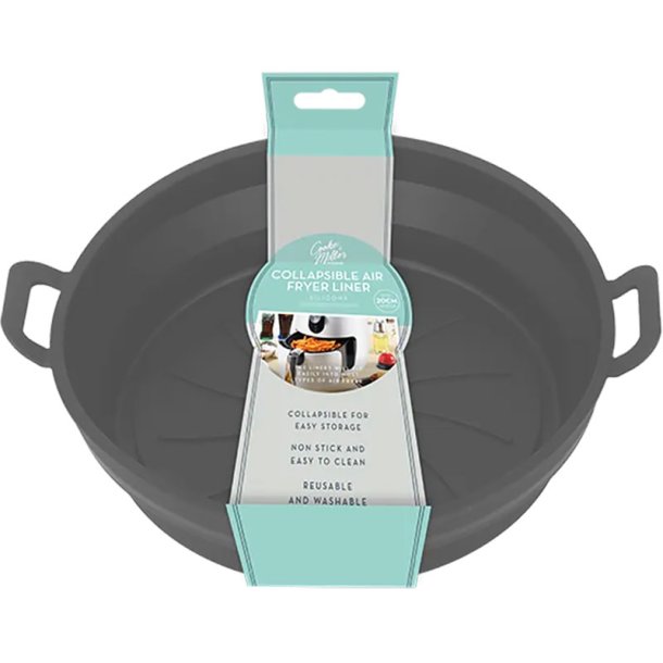 Moule en silicone pliable pour air fryer Ø20 cm  collapsible design