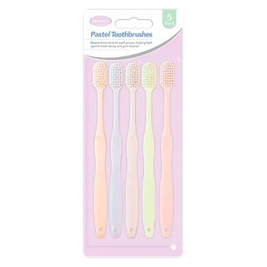 Brosses � dents aux couleurs pastel DENTAGLO 5 pcs.