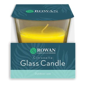 ROWAN Citronella Bougie en verre � protection efficace contre les insectes