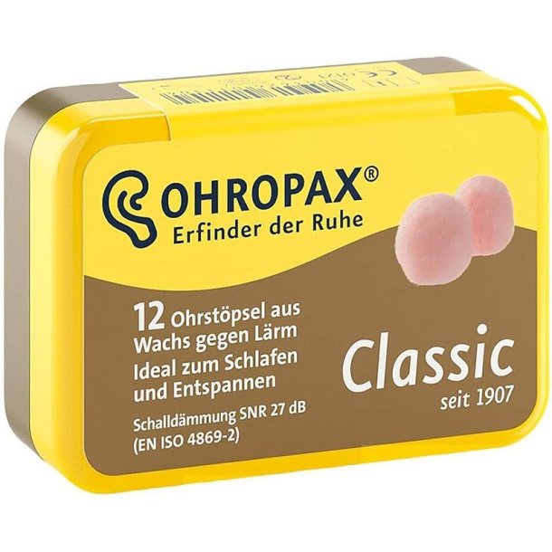 OHROPAX Classic �ronproppar (12 st) - ro, n�r du beh�ver det