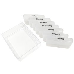 7 pillebokser + Holder Marvita Uge Pilleboks