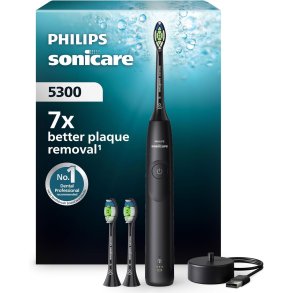 PHILIPS Sonicare 5300 Oppladbar El-Tannb�rste + Ekstra B�rstehoder