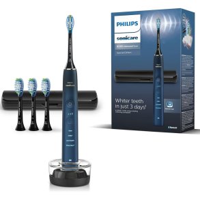 PHILIPS Sonicare DiamondClean 9000 Brosse à dents électrique Aquamarine incl. étui de voyage