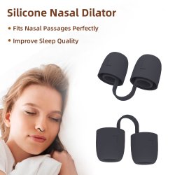  SnoreReduze Dilator N�seudvider i Silikone (Mixpakke 3 forskellige st�rrelser) - for Bedre S�vn &amp; Mindre Snorken