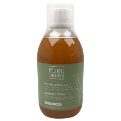 kologisk Mundskyl Pure Green Fluor Green Tea 300 ml.