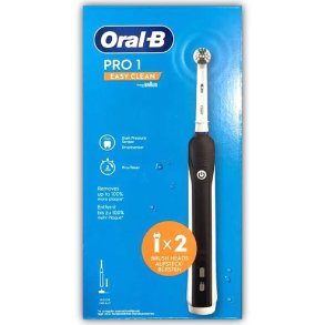 Oral-B Pro 1 Easy Clean Brosse à dents électrique (incl. 2 têtes de brosse)