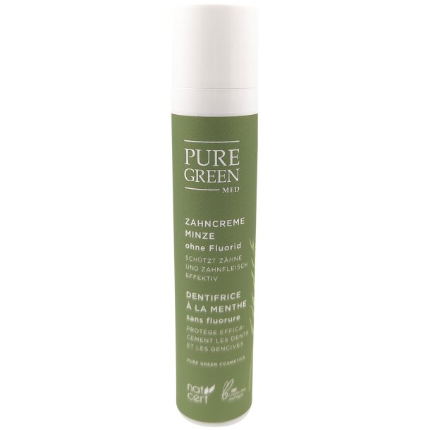 Pure Green Tannkrem Mint Uten Fluor
