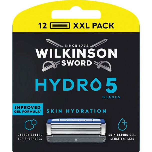 Wilkinson Sword Hydro 5 Barberblade � XXL Pack (12 stk.)
