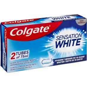 COLGATE Sensation White Zahnpasta 2 x 75 ml